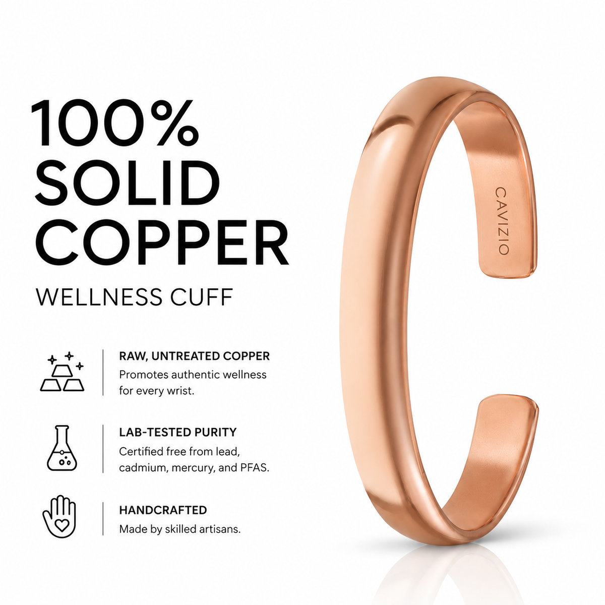 Pure Copper Cuff